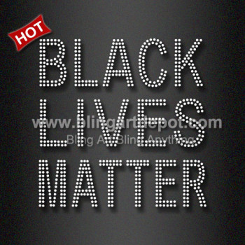 Black Lives Matter Rhinestone Transfers for Clothing Black Lives Matter Rhinestone Transfers for Clothing